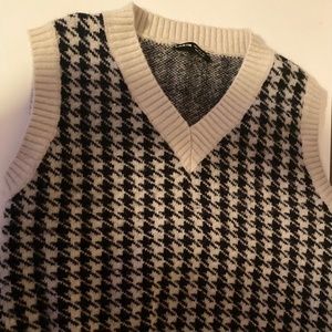 Shein | Checkered Sweater Cardigan